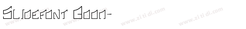 Slidefont Boom字体转换